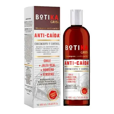 Champú anticaída botika gris 480 ml, Grisi