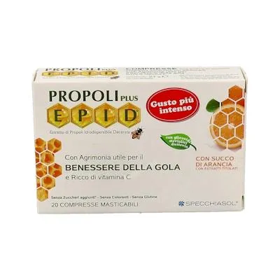 Epid miel-naranja 20 comprimidos, Specchiasol