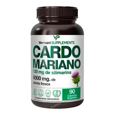 Cardo-de-leite 90 cápsulas vegetais, Vermont Supplements