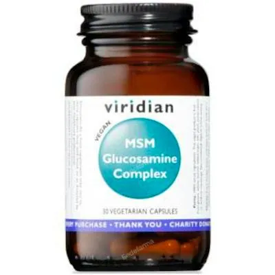 Glucosamina MSM 30 cápsulas vegetales, Viridian