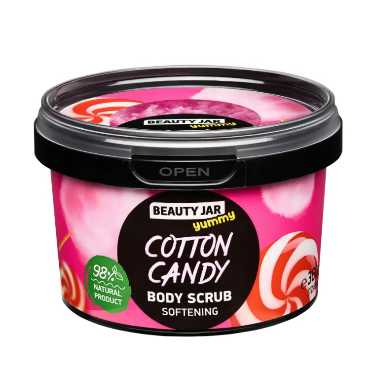 Exfoliante corporal cotton candy, Beauty Jar