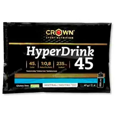 Hyperdrink 45 1 sobre X neutro 47 g, Crown Sport Nutrition