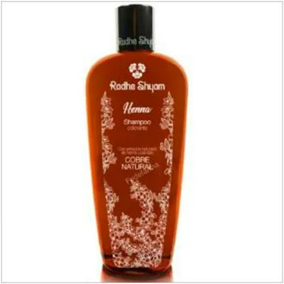 Shampooing henné couleur cuivre 400 ml, Radhe Shyam