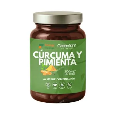 Cúrcuma pimienta 500 mg BIO 90 cápsulas, Energy Feelings