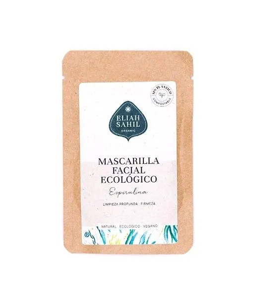 Mini sachet Gezichtsmasker in poeder van Spirulina 10 g, Eliah Sahil
