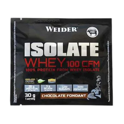 Isolate whey 100 cfm monodosis choco 30 g, Weider