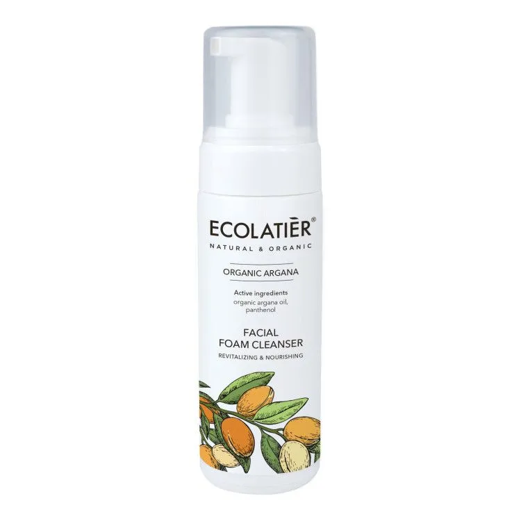 Espuma Limpiadora Facial Revitalizante y Nutritiva Argán BIO, Ecolatier