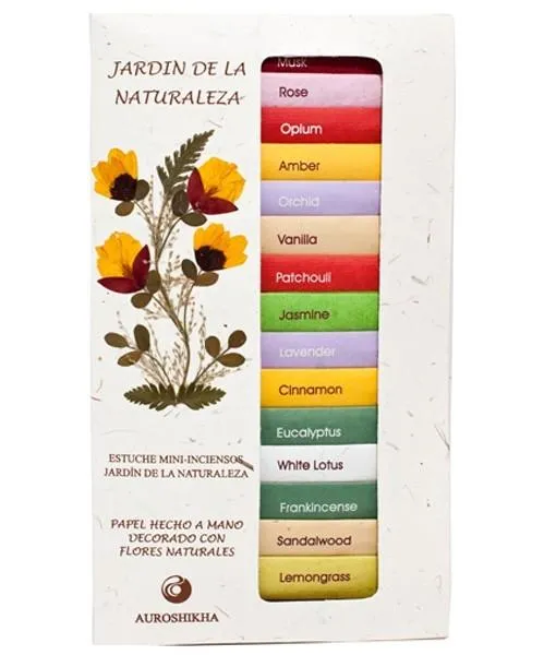 Étui Mini-encens Jardin Nature, Auroshikha
