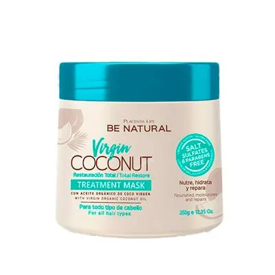 Virgin coconut mascarilla 350 g, Be Natural