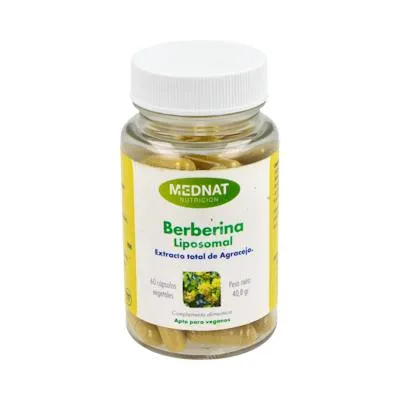 Berberina liposomal 60 cápsulas, Mednat