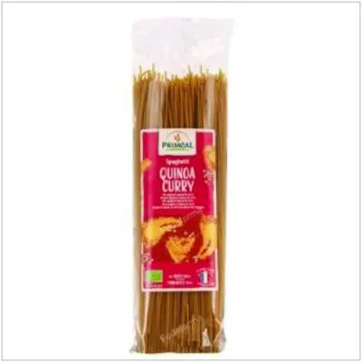 Espagueti de trigo quinoa curry BIO 500 g, Primeal