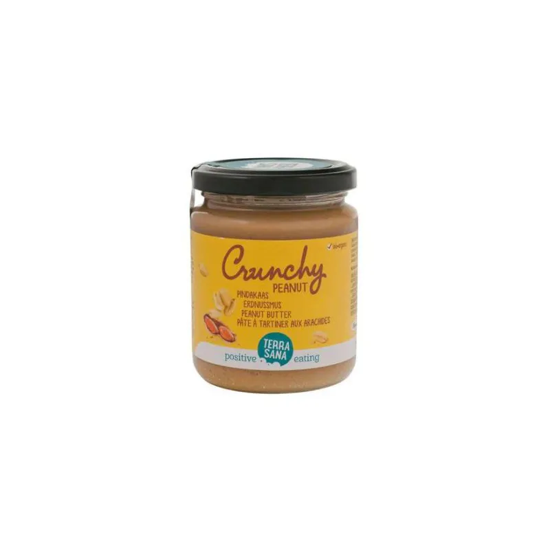 Crema cacahuete crunchy terrasana BIO 250 g, Terra Sana