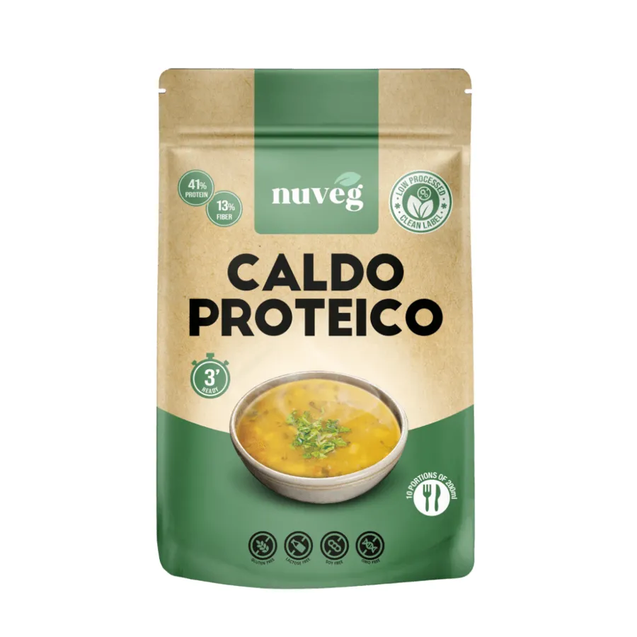 Caldo proteico sin gluten 200 g, Nuveg