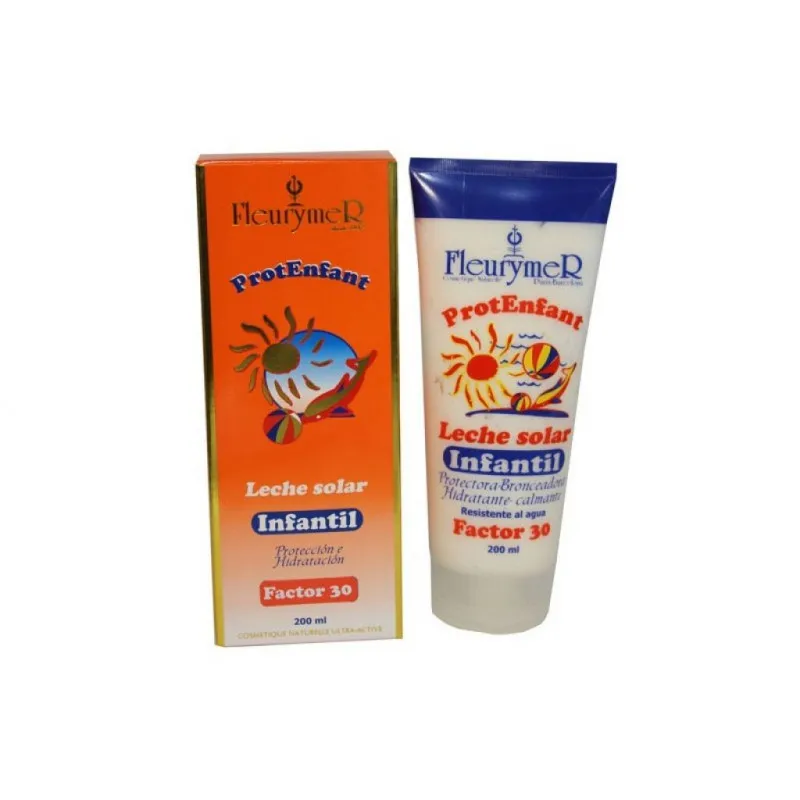 Leche solar infantil f-30 200 ml, Fleurymer