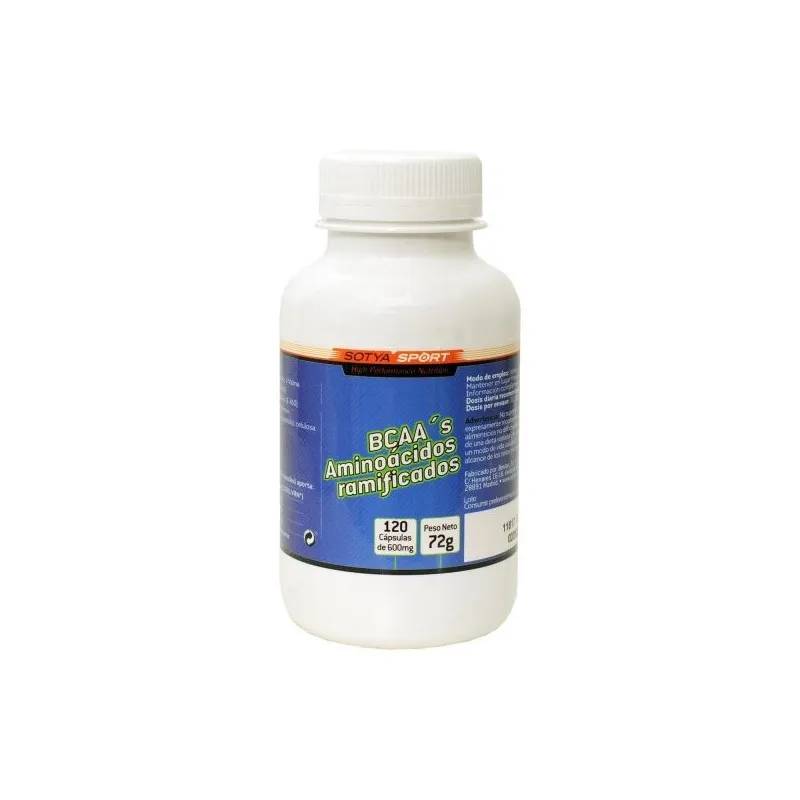 Bcaa aminoacidos ramificados 120 cápsulas, Sotya
