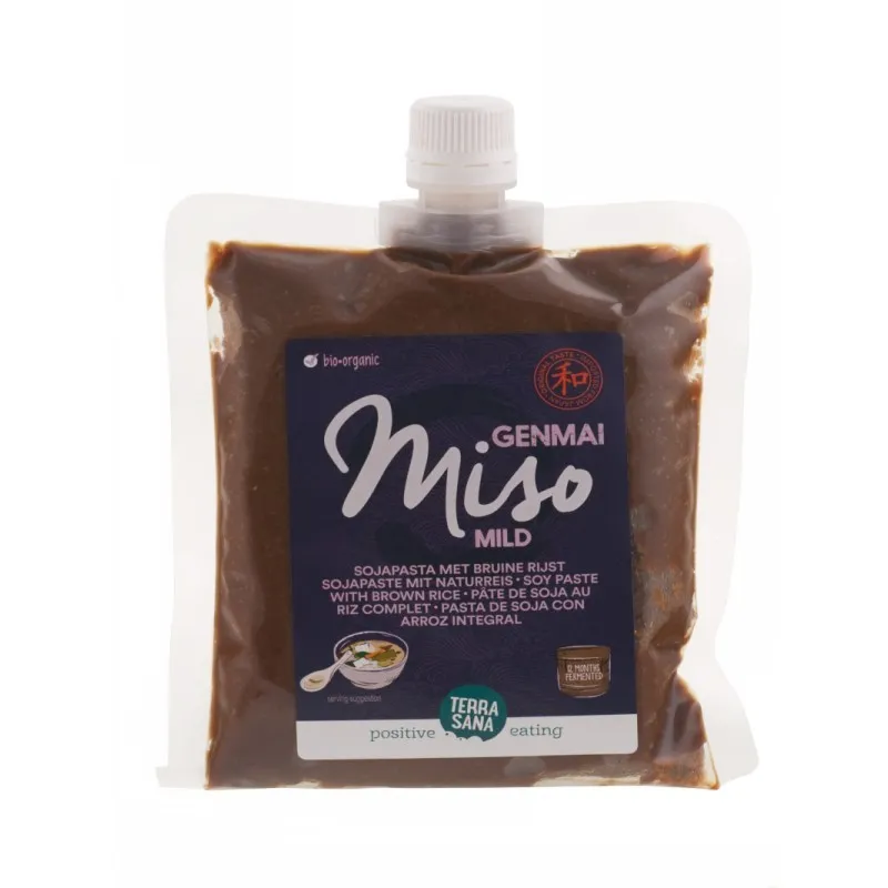 Genmai miso mild veg. abre fácil terrasana BIO 350 g, Terra Sana