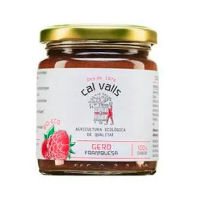 Mermelada de frambuesa BIO 240 g, Cal Valls
