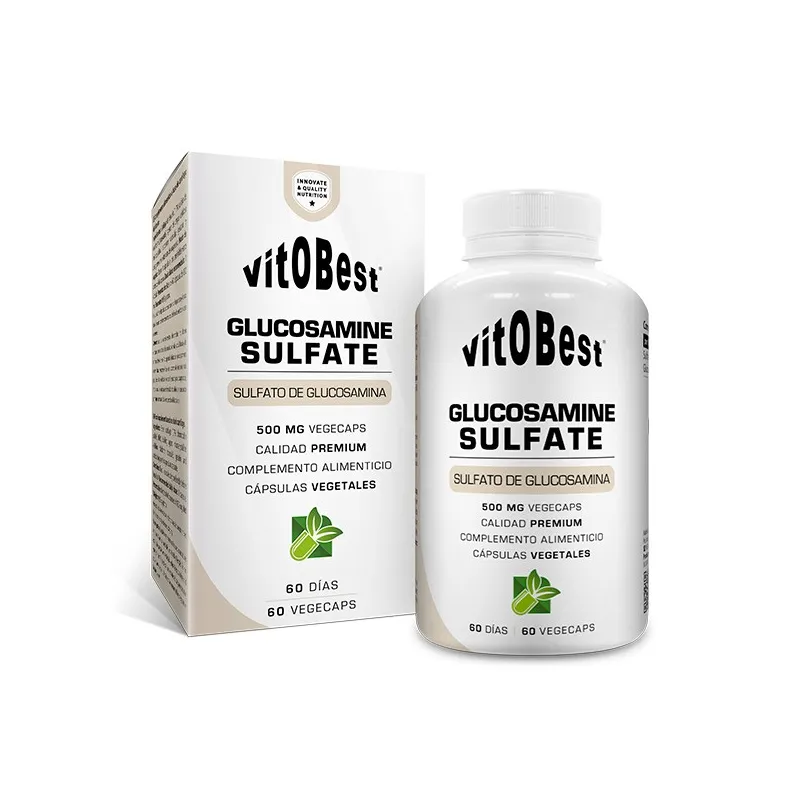 Glucosamina sulfato 605 mg vitobest 60 cápsulas, Vit.o.best