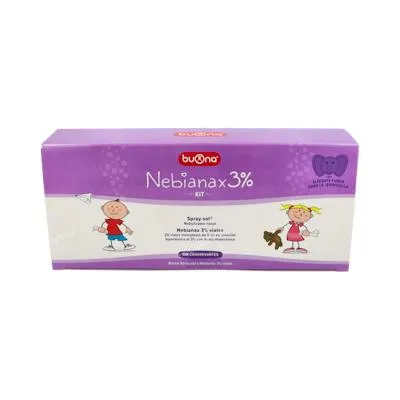 Nebianax 3% kit viales+spray, Buona