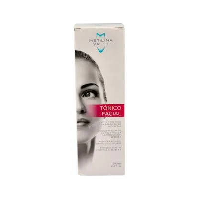 Valet facial tónico facial 200 ml, Metilina