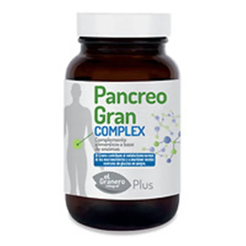 Enzimas digestivas pancreogran 100 cápsulas, El Granero