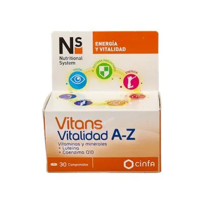Vitans vitalidad a-z 30 comprimidos, Ns