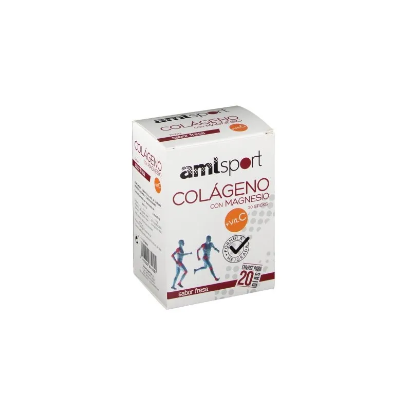 Amisport colágeno+mg+c amj 20 sticks, Ana Maria Lajusticia