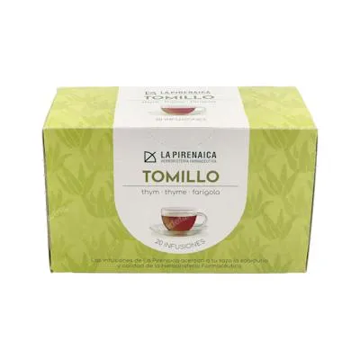 Tomillo inf 20 bolsas, La Pirenaica