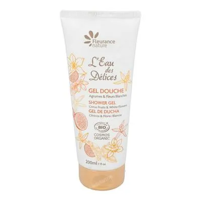 Gel de ducha citricos-flores blancas 200 ml, Fleurance Nature