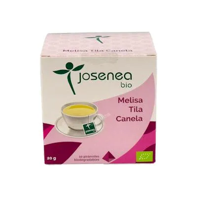 Melisa-tila-canela ensobradas BIO 10 pirámides, Josenea