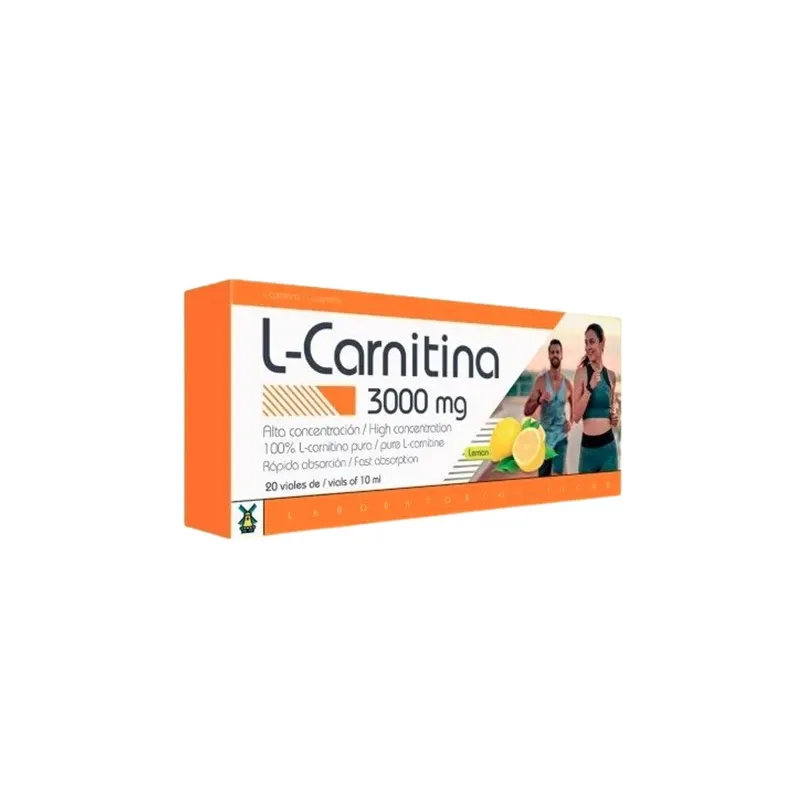 L-carnitine 3000 mg citron 20 flacons, Tegor
