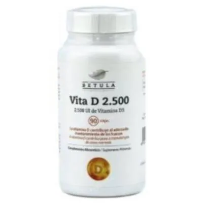 Vita D 2500UI 90 cápsulas, Betula