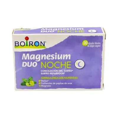 Magnesium duo noche 30 cápsulas, Boiron