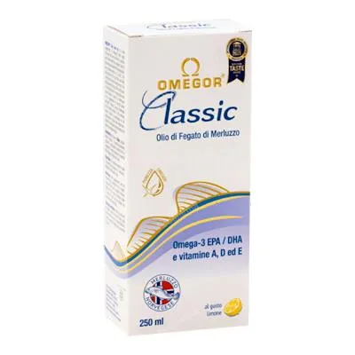 Omegor classic aceite hígado bacalao 250 ml, Uga Nutraceuticals