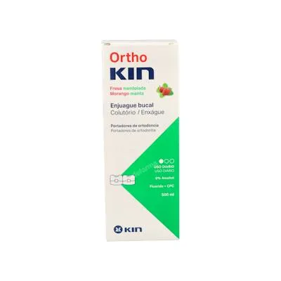Ortho fresa mentol enjuague 500 ml, Kin