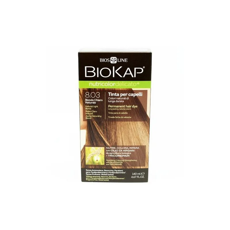 Delicato 8.03 natuurlijk lichtblond 140 ml, Biokap