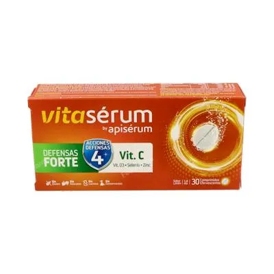 Vitaserum defensas forte 30 comprimidos, Apiserum