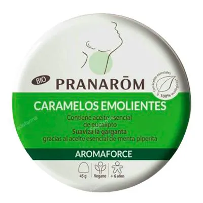 Pranarom P. acabado rebuçados emolientes mel limão expositor 24 ref BIO, Pranarom P.acabado
