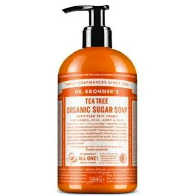 Jabón de azúcar árbol del té 355 ml, Dr. Bronner´s