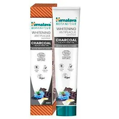 Dentífrico botanique blanqueador carbón BIO 75 ml, Himalaya