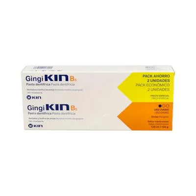 Gingikin B5/PLUS pasta dental diario pack 2 x 125 ml, Kin