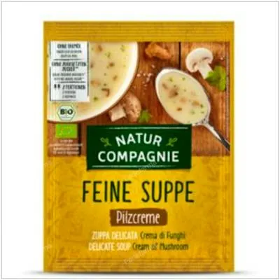 Natur compagnie crema de champiñones 12sbrsx BIO 40 g, Naturcompagnie