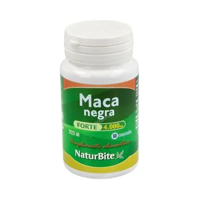 Maca negra forte 4000 mg 60 comprimidos, Naturbite