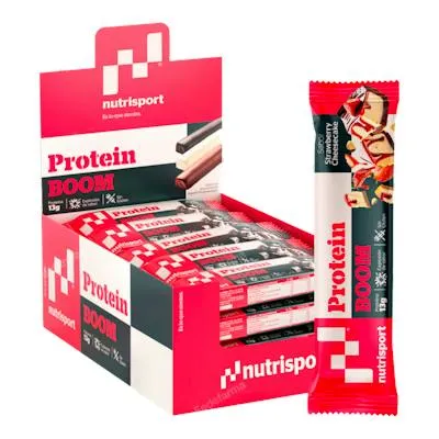 Protein boom barritas fresa-cheescake 24 uds., Nutrisport