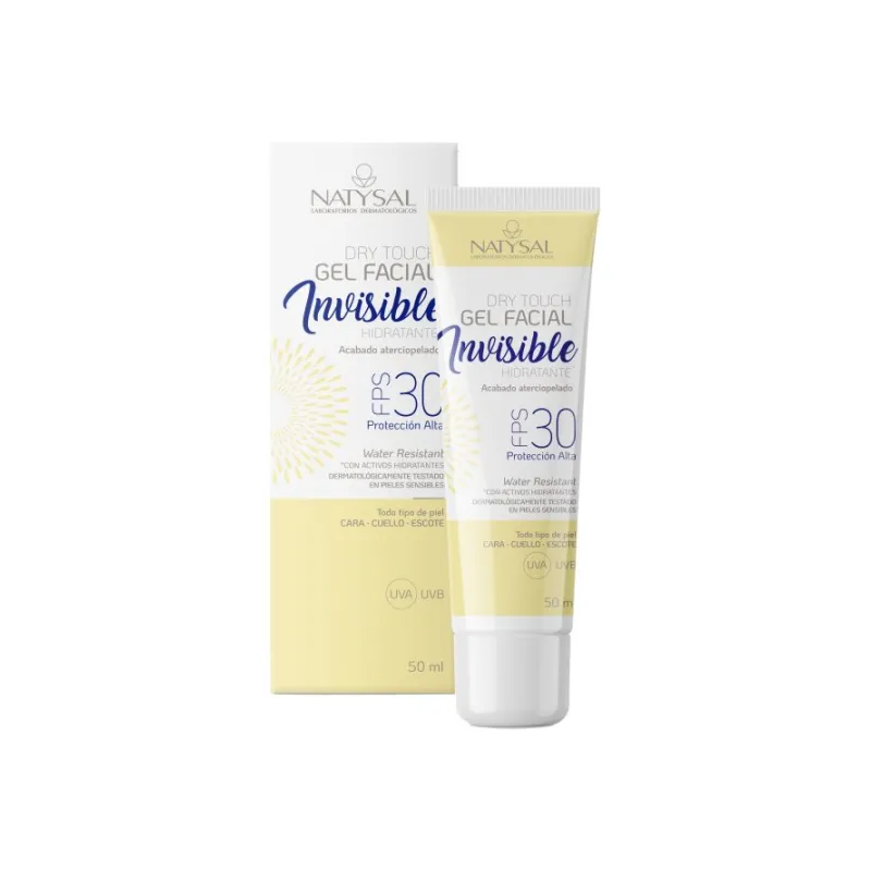 Gel facial invisible fps 30 50 ml, Natysal