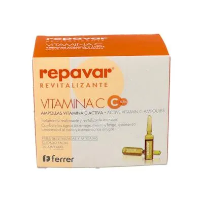 Revitalizante vitamina C activa 20 ampollas, Repavar