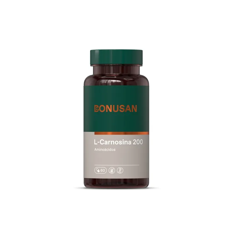 L-carnosina 200 mg 60 cápsulas vegetales, Bonusan