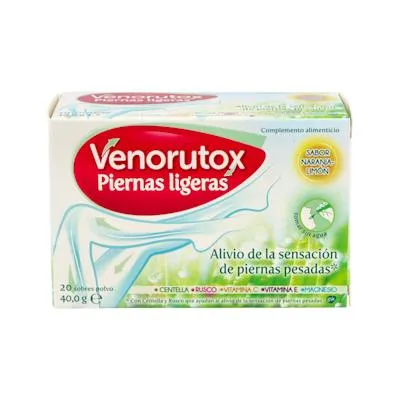 Venorutox piernas ligera 20 sobres, Venoruton