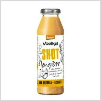 Shot de jengibre manzana acerola y limón BIO 280 ml, Voelkel
