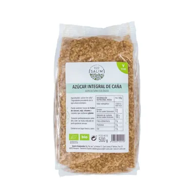 Azúcar Integ de caña BIO 500 g, Ecosalim